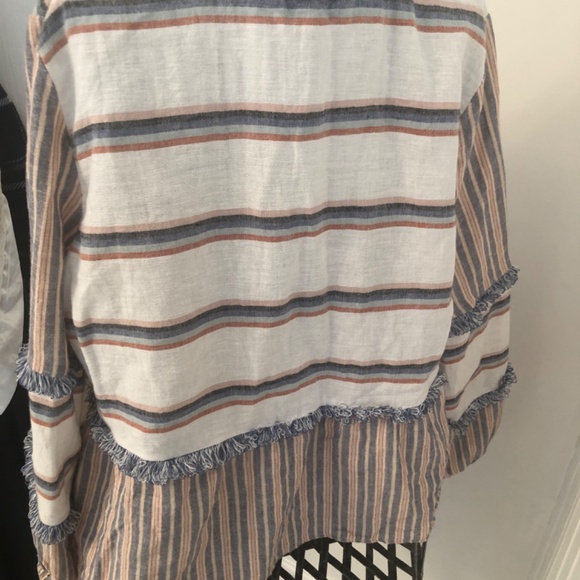 NWOT American Eagle Cotton/Linen Boho Festival Top - Picture 4 of 5